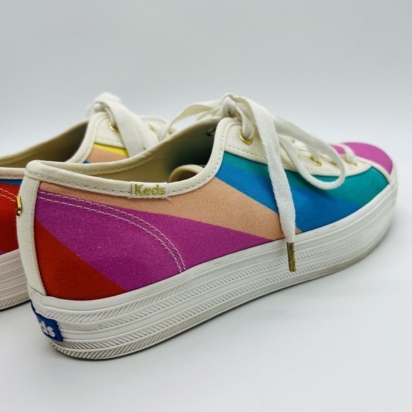 KEDS X KATE SPADE TRIPLE KICK PLATFORM SNEAKERS SIZE 8.5 - Picture 10 of 15